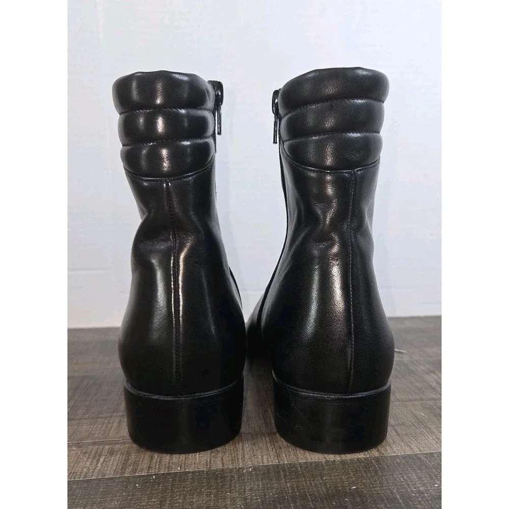 Men's Florsheim Imperial Black Zip Made In Italy Boots Sz 7D